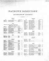 Directory 001, Buchanan County 1886